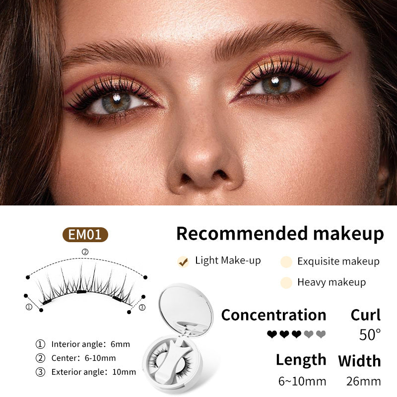 Faux cils magnétiques avec applicateur