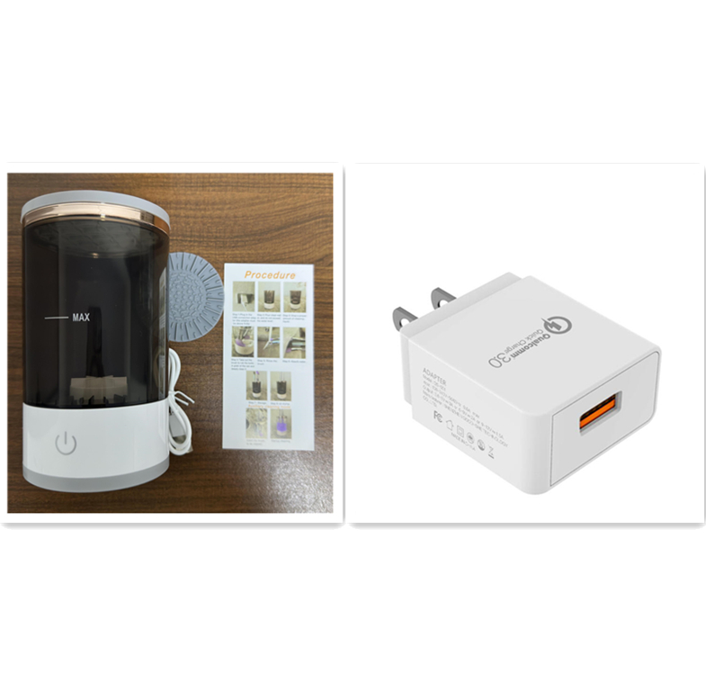 Nettoyeur rechargeable pour pinceaux de maquillage
