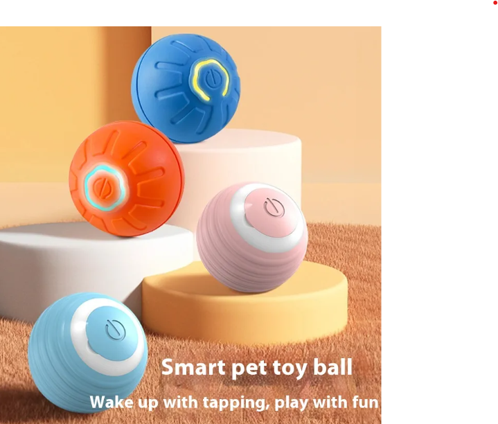 Balle interactive rechargeable pour animaux