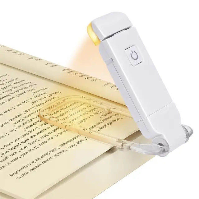 Lampe de lecture LED rechargeable à pince