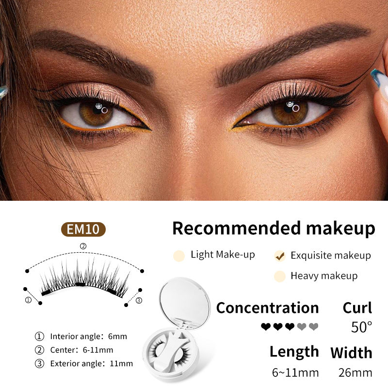 Faux cils magnétiques avec applicateur