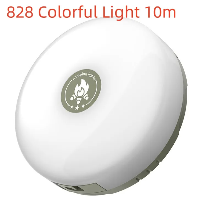Lanterne de camping rechargeable multicolore