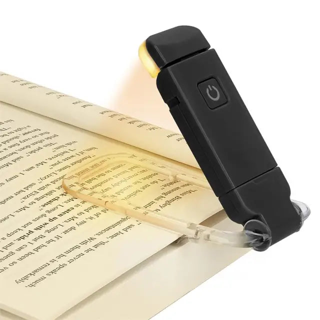 Lampe de lecture LED rechargeable à pince