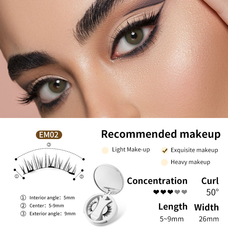 Faux cils magnétiques avec applicateur