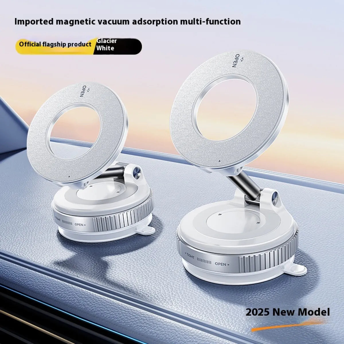 Support magnétique réglable pour téléphone en voiture