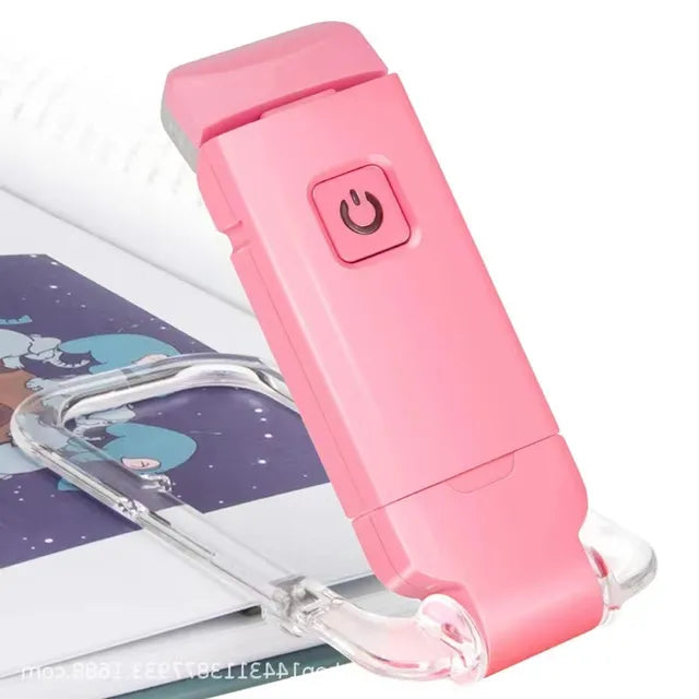 Lampe de lecture LED rechargeable à pince