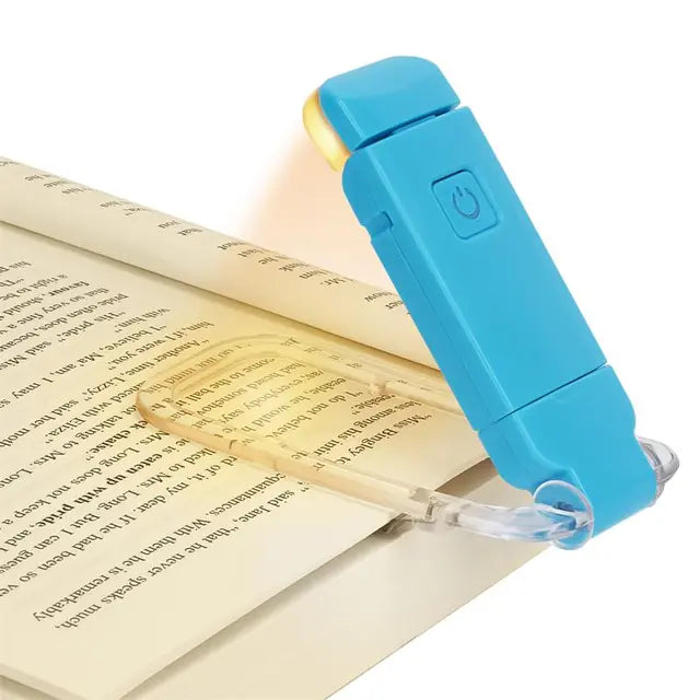 Lampe de lecture LED rechargeable à pince