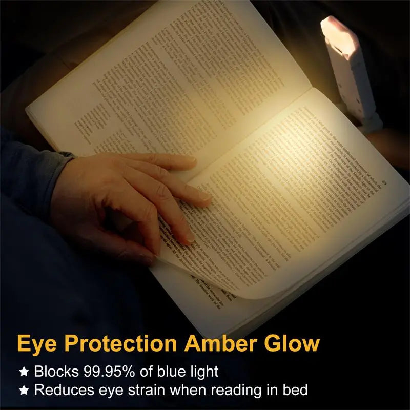 Lampe de lecture LED rechargeable à pince