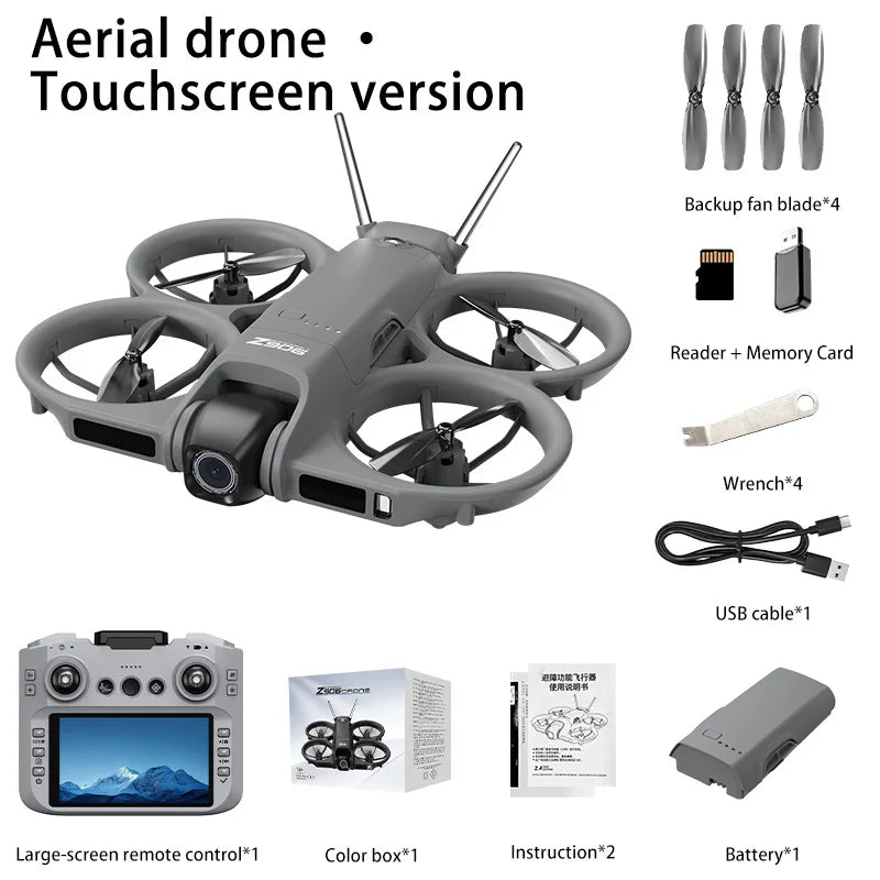 Mini FPV Camera Drone With Screen Remote & 3-Way Avoidance