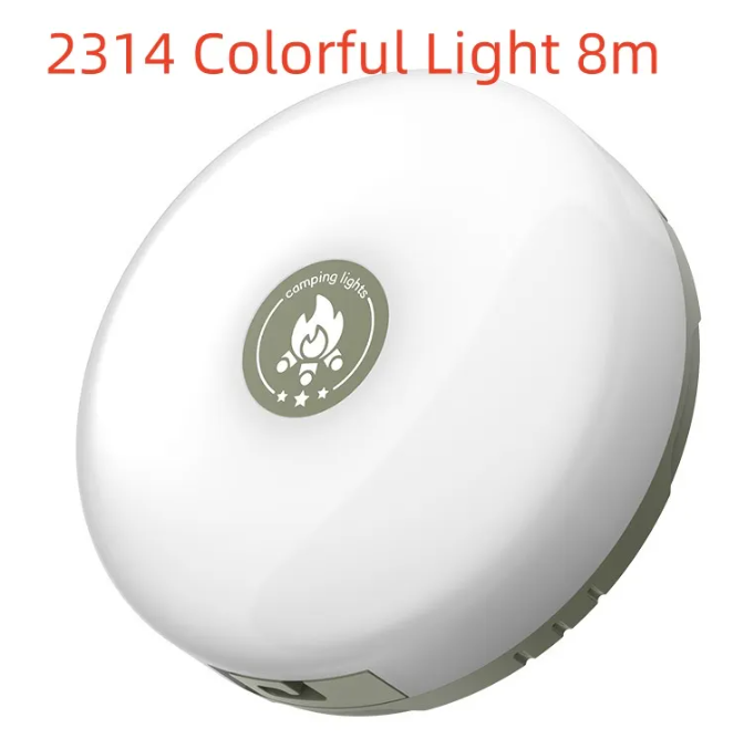 Lanterne de camping rechargeable multicolore